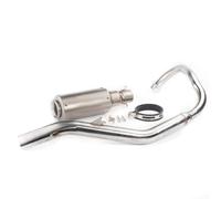 Motorcycle Silencer Exhaust Pipe Tuyau d'échappement avant en acier inoxydable, grand turbocompresseur de modification de moto compatible avec Benelli 250 Small Yellow Dragon 250(Suit 10)