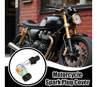 Motorcycle Spark Plug Cover, High Pressure Protector, Heat Resistant Replacement Parts, Engine Safety Accessory for Riding Maintenance Mechanics Restoration Repair, Long Lasting Use
