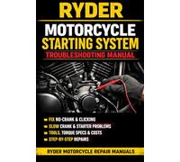 MOTORCYCLE STARTING SYSTEM TROUBLESHOOT MANUAL: Step-By-Step Diagnostics and No-Start Fixes for Starter, Relay, Battery, and Wiring Systems with Tools, Torque Specs, and Real Repair Costs