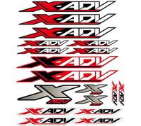 Motorcycle Sticker, 18 Pcs Motorcycle Sticker Waterproof Reflective Decal Motorcycle Stickers Reflective Stickers Motorcycle Decoration Sticker For Honda Xadv 750