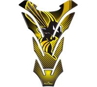 Motorcycle Sticker Compatible With Honda Hornet Yellow Tank Protection Against Shock And Scratches 3d Resin-Coated Sticker ¿ Made In Italy