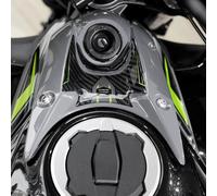 Motorcycle Sticker Compatible With Kawasaki Z650 2024 Black Protection Key Area Against Shock And Scratch 3d Resin-Made In Italy