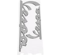 Motorcycle Sticker, Emblem Sticker In 3 Dimensions For Gts300 Lx125 Lx150 Ie Sprint Primavera 300 Lx Lxv Super (Silver)