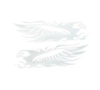 Motorcycle Stickers and Decals - Bold Eagle Graphic, Reliable Adhesive Hold, Waterproof Protective Finish, Long Lasting Patch for Bikers | Vehicle Personalization Decal for Helmet, Scooter, Laptop