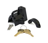 Motorcycle Storehouse Cadenas antivol bloque casque Noir Tubes de 22 à 32 mm pour moto Harley Honda Yamaha Triumph Kawasaki Suzuki Indian Victory BMW Guzzi Ducati Piaggio Gilera Benelli Morini