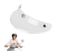 Motorcycle Sun Visor - Visor Casto Moteur À Trois Clips | Installe Vintage Sun Visor Pour Les Casques Milieu Face En Motocross, Bouclier De Casque Rétro Pour Hommes Femmes, Guide D'accessoire De