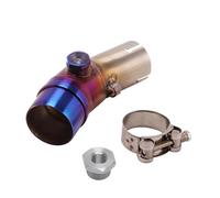 Motorcycle Tailpipe End Piece Tuyau Liaison Intermédiaire Silencieux D'échappement Moto pour Kawasaki pour Er6n pour Er6f pour Z650 pour Ninja650 pour Versys650 pour Ninja pour Versys 650(Bleu)
