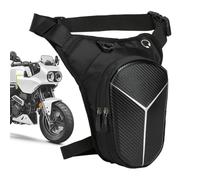 Motorcycle Thigh Bag - Nylon Adjustable Standard Size Zipper Design | Drop Leg Fanny Pack, Spacious Motorcycle Leg Bag for Cycling Hiking Camping Fishing Travel Touring Use | Outdoor Gear