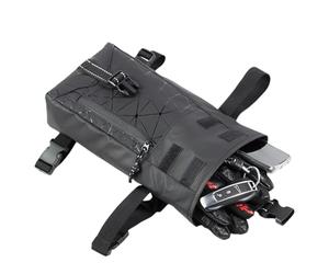 Motorcycle Thigh Bag, Waterproof Leg Pouch, 24x15x7cm/9.45x5.91x2.76 inches Outdoor Riding Pack, Adjustable Strap Design, Reflective Safety Strip for Travel, Camping, Hiking, Motorbike Use