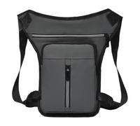 Motorcycle Thigh Bag, Waterproof Thigh Purse, 12.2x7.48in Large Capacity Waist Pack, Portable Organizer Design, Adjustable Straps for Outdoor Running, Camping, Cycling, Sports
