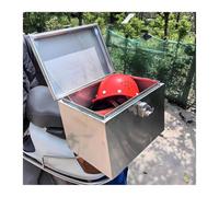 Motorcycle Top Case, Matériau En Acier Inoxydable, Waterproof, Dustproof, Impact Resistant, Coffre De Moto Universel, Large Capacity, Fits Full Face Helmet, Raincoat, Gloves,Tools(50*40*40cm)
