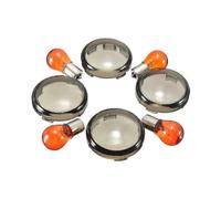 Motorcycle Turn Signals Light Bulbs former Amber Lens for Harley Davidson Sportster Softail Dyn Edition 0610