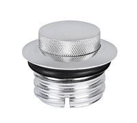 Motorcycle Universal Clockwise Tank Cover Fuel Oil Gas Cap Compatible With Sportster Dyna Softail Touring Road Street Electra Glide(D Chrome)