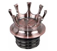 Motorcycle Universal Clockwise Tank Cover Fuel Oil Gas Cap Compatible With Sportster Dyna Softail Touring Road Street Electra Glide(F Bronze)