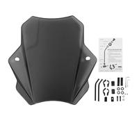Motorcycle universel Le pare-brise aérodynamique réglable du vent de vent avant remplacement du vitre gris ajustement universel pour toutes les motos avec un guidon de 22 mm 25 mm
