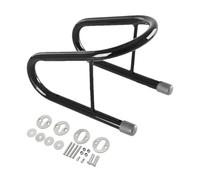Motorcycle Wheel Stand - Durble Stainless Steel Tire Stabilizer for Trailers, Front Wheel Holder for Bikes | Secure Parking Support, Easy Mount Bracket for Garage, Transport, Afficher, or Service Use