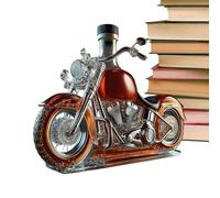 Motorcycle Whiskey Decanter - Motorcycles Whiskey Bottle, 2026 Colored Reusable Glass Dispenser, Wine Carafe Decanters | For Christmas Birthday Dad Man Men Women Adults Liquor Cocktail
