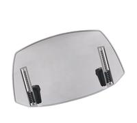 Motorcycle Windshield, Windscreen Extension, 11.81x7.48x1.97 inches, Front Spoiler Accessory, Aerodynamic Design, Stability in Various Weather, Ideal for Touring Scooter ATV Road Bike Boat Use