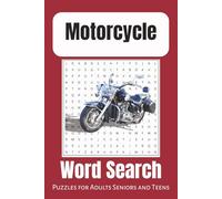 Motorcycle Word Search Puzzle Book.: Word search puzzle theme with easy to read print about Motorcycle riding, motorcycle tools and accessories. [6 x ... Gift for Holidays, Vacation and free time.