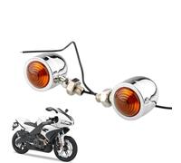 Motorcycles Indicator Lights - Turn Signal Vintage Lights, Multipurpose Single Wire Bulb, Long Lasting Running Indicator | Motorcycle Signal Parts for Day Night Riding Safety Motorbike Accessories