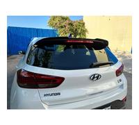 Motordrome Rajout de Spoiler Arrière compatible avec Hyundai i30 III & N-Line 2017- (ABS Noir brillant) (ABS)