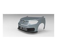 Motordrome Spoiler Avant compatible avec Volkswagen Caddy V Box/MPV 2020- (ABS)