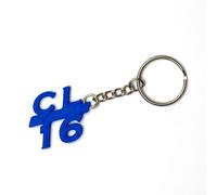 Motoreco CL 16 Charles Leclerc Porte-clés, bleu | Fabriqué à partir de déchets plastiques recyclés | Cadeau F1