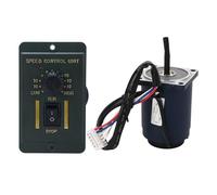 Motoréducteur 6 W Haute Torsion Faible Bruit Résistant À La Chaleur Moteur Réversible Vitesse Variable Avec Contrôleur AC220 V 1400 Tr Min