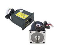 Motoréducteur 6W haute torsion vitesse variable réversible avec contrôleur de vitesse, moteur à engrenages électrique AC220V pour machines de bricolage meuleuses convoyeurs (1400R par minute)