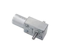 Motoréducteur à couple élevé JGY370 Moteur Double Axe, 6-24V 105 Rpm Roue Puissante Autobloquante Turbo Worm 6V DC Gear Moteur de Rideau Électrique (Color : 6v, Size : 105RPM)