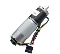 Motoréducteur à courant continu avec codeur effet Hall 12 V 24, réducteur planétaire en métal, longue durée de vie, vitesse réglable, réversible(24v 570rpm 2.6kgf.cm)
