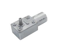 Motoréducteur à vis sans fin DC 12 V 0,6 tr/min avec couple élevé autobloquant pour équipement d'automatisation JGY370. Motoréducteur à vis sans fin 12 V (sans bracket, 24 tr/min, 6 V)