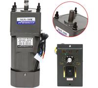 Motoréducteur AC, vitesse réglable 0-27 tr/min, couple élevé 21 Nm, noir