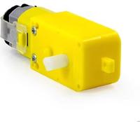 Motoréducteur DC Deux Axes Anti-Interférence Moteur de Réduction Electrique pour Robot Voiture 4 Roues Motrices DC3V?6V