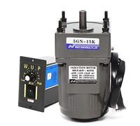 Motoréducteur électrique 40W 15K, Moteur à Engrenages Réglable Réglable en Continu Monophasé, avec Contrôleur de Vitesse Moteur à Engrenages 0-90rpm