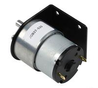 Motoréducteur électrique JGB37520 DC 12 V avec vitesse réglable pour une alimentation efficace dans la robotique et les serrures électroniques