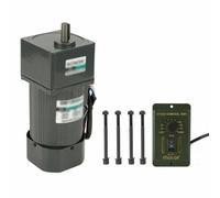 Motoréducteur électrique, puissance 120W, plage de vitesse 0-270 tr/min, gris foncé