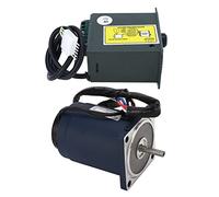 Motoréducteur et Contrôleur, Moteur à Vitesse Variable AC220V Réversible pour Meuleuse électrique (2800R par minute (10 à 2800RPM))