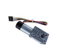 Motoréducteur JGY370GB 12 V CC avec encodeur - Vitesse réglable de 4 à 128 tr/min, couple de 4 kg/cm for la robotique et l'automatisation