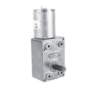 Motoréducteur Réversible Turbine à Couple Elevé Walfront 12V DC Boîte à Engrenages à Vis sans Fin pour Fenêtres et Ouvre-Portes (6RPM)