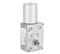 Motoréducteur turbo DC12V, moteur à engrenages avec réducteur de turbine autobloquant, arbre de sortie perpendiculaire pour ouvre-porte de fenêtre, mini treuil JX1650-370