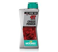 MOTOREX Huile moteur Cross Power 4T 10W60 motocross enduro 100% synthèse 1 litre