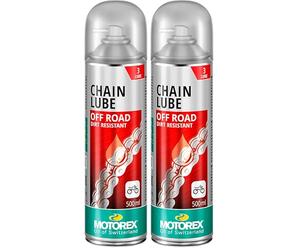 Motorex Lubrifiant CHAINLUBE Off Road Spray (Lot de 2)