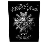Motorhead Back Ecusson Bad Magic Logo Officiel Nouveau Noir Cotton Sew On 36Cm X Size One Size