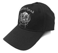 Motorhead Casquette De Baseball Band Logo Warpig Sonic Argenté Officiel Noir Size One Size