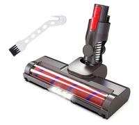 Motorhead, compatible avec Dyson V15, V8, V7, V10, V11, accessoire for parquet, tête de brosse à rouleau souple de remplacement avec éclairage LED