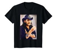 Motorhead Lemmy Kilmister Portrait As de Pique T-Shirt, Enfant, Noir, 2 Ans