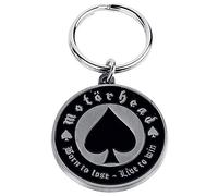 Motorhead - Lemmy Motorhead Born To Lose Silver Black Metal Keychain Keyring Gift Official