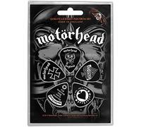 Motorhead Lot de 5 médiators avec logo du groupe d'Angleterre Noir Taille unique