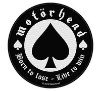 MOTORHEAD - Motörhead Born To Lose Unisexe Patch standard, 100% Polyester,
